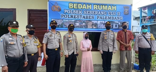 Rumah Pemulung Sukses Dibedah Kapolsek SU II