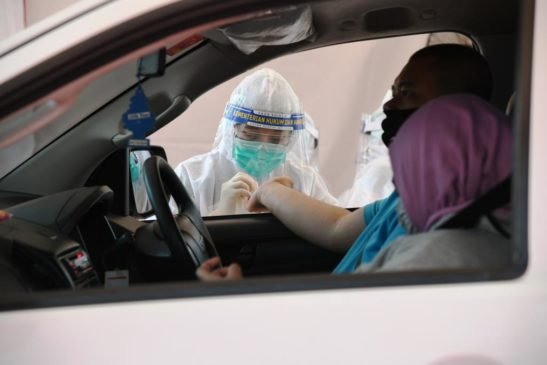 Deteksi Dini Covid-19, Kemenkumham Gelar Rapid Test Drive Thru Untuk Masyarakat