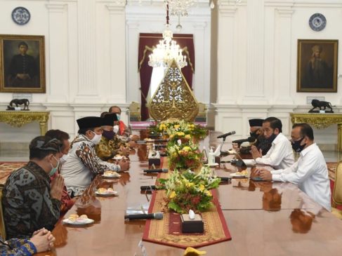 Presiden Jokowi Bahas Penanganan Covid-19 Bersama Tokoh Lintas Agama