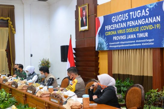 Forkopimda Jatim Sepakati Permintaan Tiga Kepala Daerah Surabaya Raya untuk Akhiri PSBB dan Masuki Transisi Menuju New Normal Life