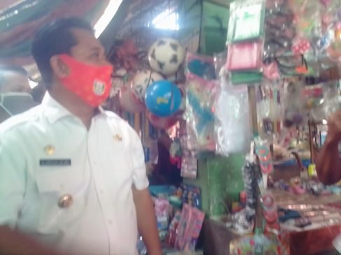 Bupati Banyuasin Kunjungi Pasar Tradisonal Pangkalan Balai