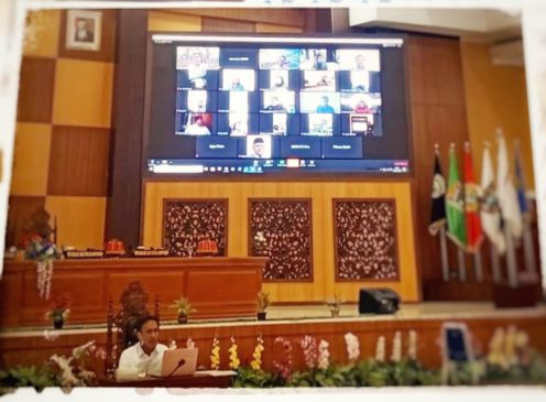 Bahas Penanganan Covid-19, DPRD Sulbar Gelar Rapat Bersama Pemprov dan Gugus Tugas Penanggulangan Covid-19 Sulbar