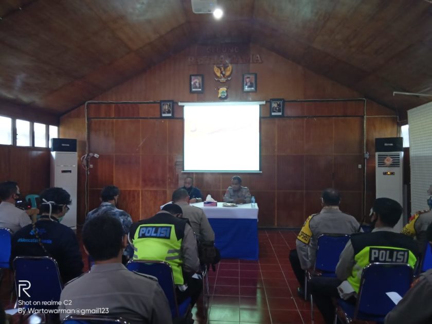 Tindak Lanjuti Launching ITK,  Polres Raja Ampat Gelar Pengisian Kuesioner