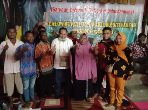 Paslon SADAR Gelar Pertemuan di Kampung Sekru, Direspon dengan Dukungan 75 Persen