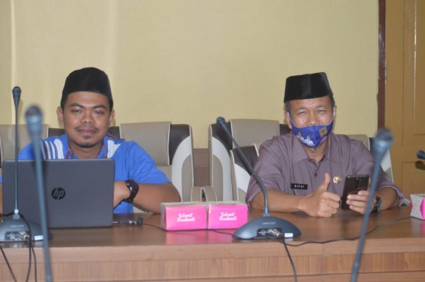 Persiapan Pilkada 2020, Pemkab Mura Ikuti Rakor Kemendagri via Vidcon