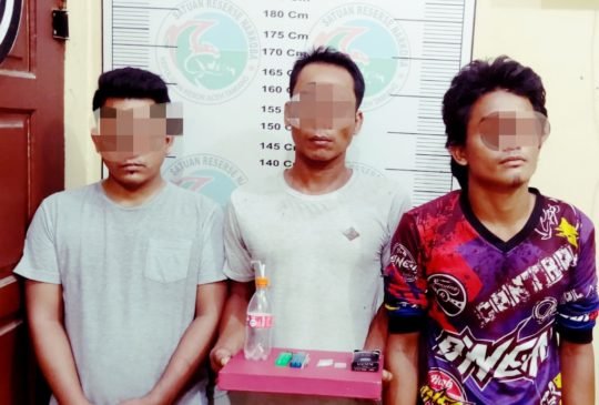 Polres Aceh Tamiang Gerebek Pengguna Narkotika