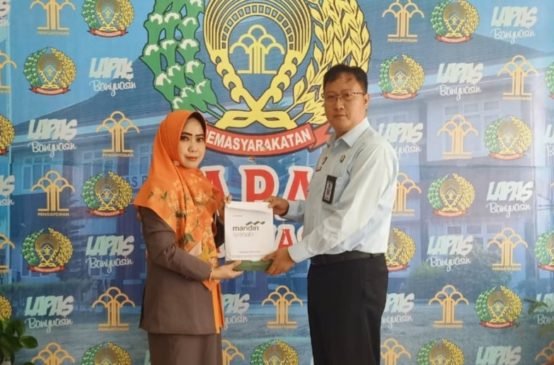 Melalui Bantuan BSM, Lapas Banyuasin Renovasi Halaman Parkir Pengunjung.