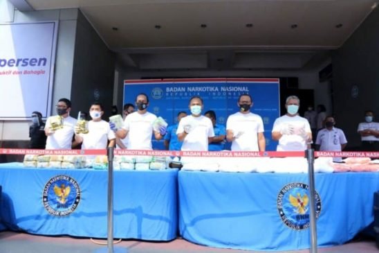 Ditengah Pandemi, BNN Berhasil Ungkap Jaringan Narkotika Internasional