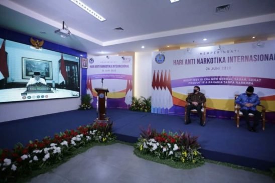 Hadiri HANI Secara Virtual, Wapres Ajak Masyarakat Waspada Narkoba
