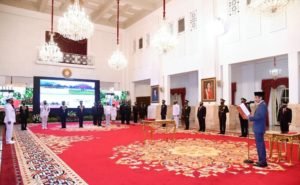 Presiden Jokowi Lantik 750 Perwira TNI dan Polri Tahun 2020