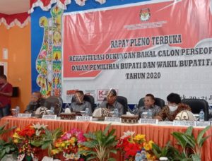 Tiga Paslon Independen Tidak Ikuti Pleno Rekapitulasi, Ketua KPU Fakfak: Pleno Tetap Jalan dan Sah