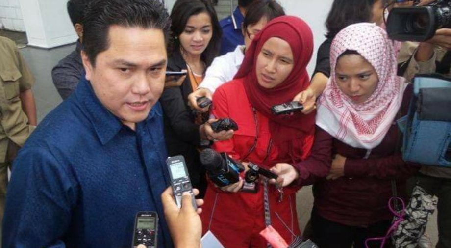 Lewat Pintu Belakang, Erick Thohir Sambangi Kantor KPK