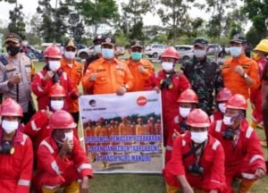 Kodim 0430/Banyuasin Siap Bantu Pemda Banyuasin Tanggulangi Karhutbunla