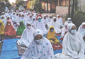 Sholat Idul Adha, PAIM Kedungwaru Pastikan Jamaah Terapkan Protokol kesehatan