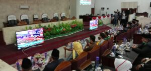 Bupati Lahat Hadiri Sidang Paripurna ke VXI, Agenda Mendengarkan Pidato kenegaraan Presiden RI Melalui Vidcon