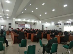 Paripurna DPRD Tanah Datar Dengarkan Pidato Presiden Secara Virtual