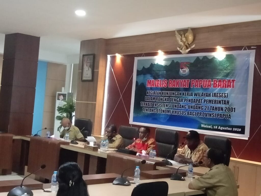 MRP-PB dan Pemda Gelar Dengar Pendapat, Pastikan Dana Otsus Tepat Sasaran