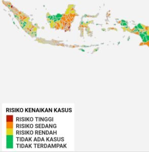 Lebih dari 50 Persen Kabupaten atau Kota di Bawah Rata-rata Angka Kasus Aktif dan Kematian Dunia