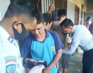 Lapas Kelas IIA Banyuasin Gelar Penggeledahan Kamar Hunian WB