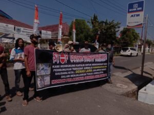 Gelar Aksi Solidaritas, Puluhan Jurnalis Lahat Dukung Polri Usut Tuntas Kasus Tewasnya Dimas Laira