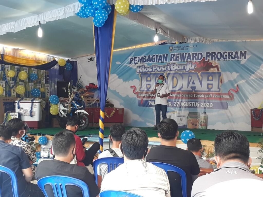 Dorong Peningkatan Penjualan Produk, Pusri Gelar Kios Pusri Banjir Hadiah
