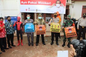 Kampanye Protokoler Kesehatan Digelar di Pasar Rakyat Banyuasin