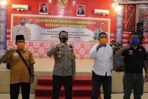 AKBP Deni Kurniawan Dengan Jurnalis Se-Labuhanbatu Raya