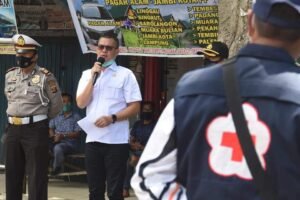 Wako Pagaralam Pimpin Penyemprotan Disinfektan