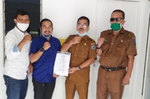 Dispora Terima SK Pengurus Carateker KNPI Labuhanbatu