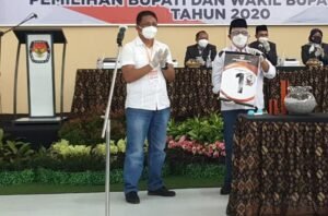 Dapat Nomor Urut 1, Paslon Petahana Optimis Bisa Lanjutkan Jabatan Lagi