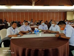 Ketua- Wakil Ketua DPRD Banyuasin Hadiri Rakernas SMSI di Anyer