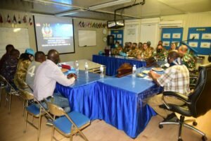 Satgas TNI Konga XXXIX-B/RDB MONUSCO Terima Kunjungan COE Bukavu di Republik Demokratik Kongo