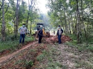 Perbaikan Jalan Nasional di Bailangu Muba, Dodi Reza Siapkan Jalan Alternatif