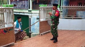 Terus Ingatkan Warga Eks Sasaran TMMD Untuk Patuhi Prokes