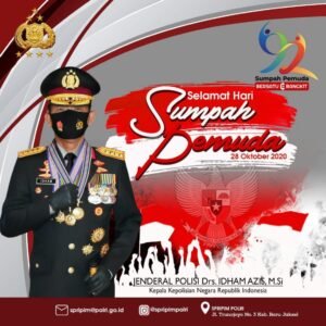 Hari Sumpah Pemuda, Kapolri Ajak Semua Pihak Bersatu Melawan Pandemi Covid-19