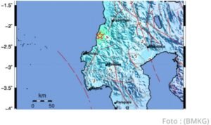 Gempa M5,4 Dirasakan Kuat Warga Mamuju Tengah