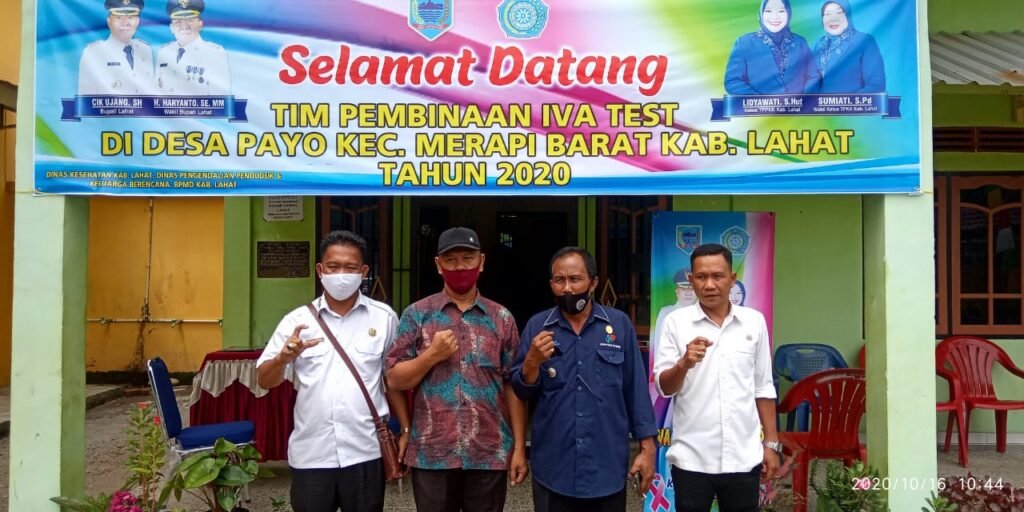 Desa Payo Dipercaya Jadi Desa Percontohan Pembinaan IVA Test
