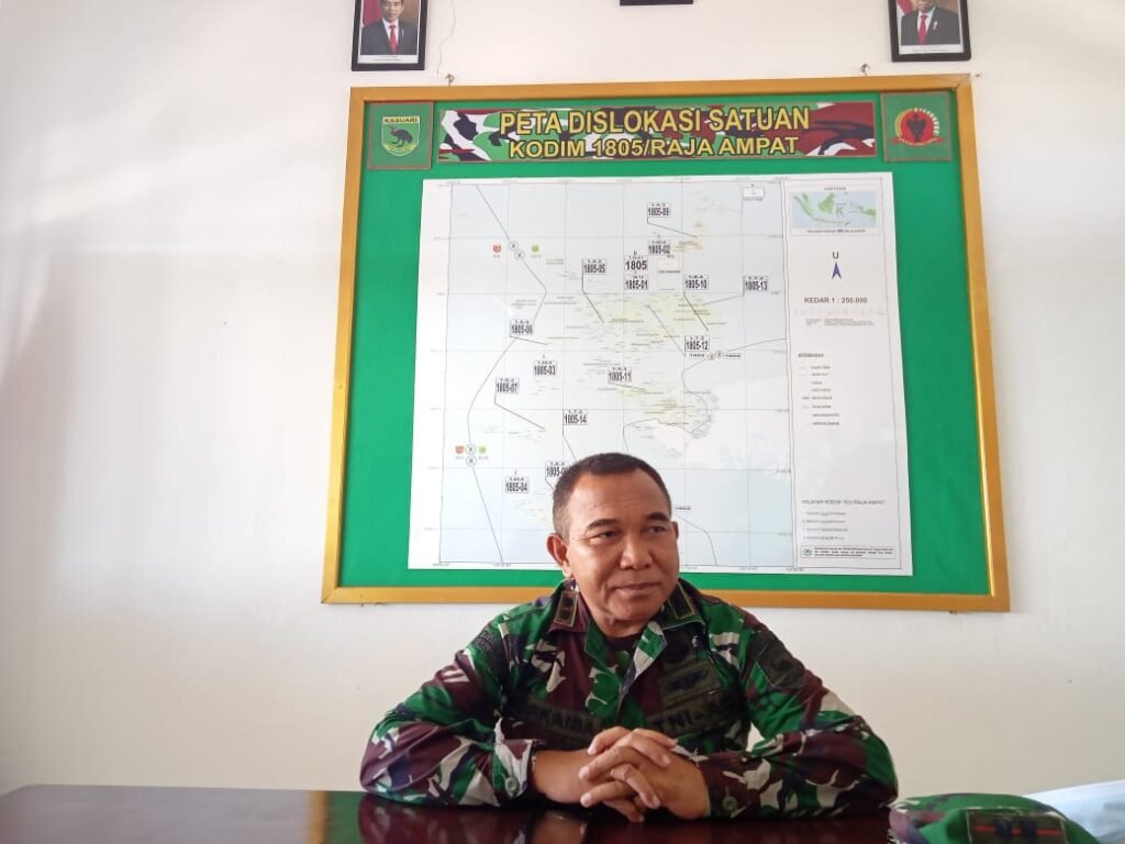 Dandim 1805 Raja Ampat Minta Masyarakat Patuhi Protokes