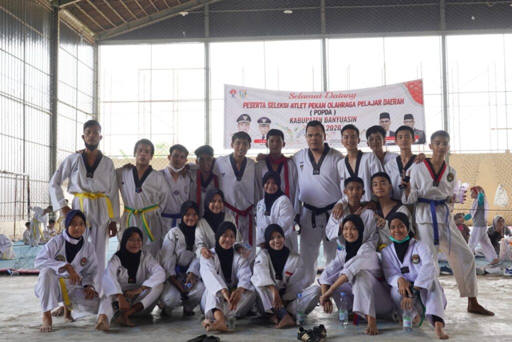Popda Taekwondo Banyuasin Gelar Seleksi Atlet