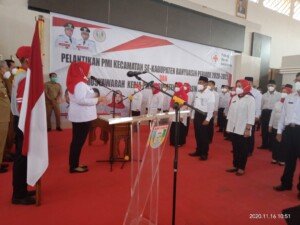 PMI Kecamatan se-Kabupaten Banyuasin Resmi Dilantik