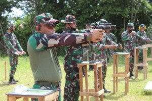 Asah Kemampuan, Prajurit Kodim 0430 BA Latihan Menembak