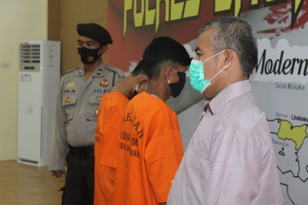 Polres Lhokseumawe Bekuk Dua Pelaku Pembegalan Seorang Mahasiswi