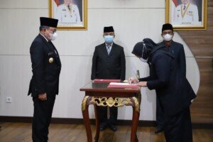 DRA Lantik Pejabat Tiga RSUD Dalam Kabupaten Muba