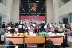 Bareskrim Polri Ungkap 5 Kasus Narkoba di Bakauheni : 52 Kg Sabu Diamankan