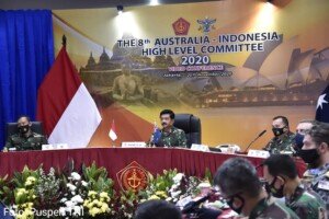 Panglima TNI bersama CDF Australia Pimpin Sidang ke-8 AUSINDO HLC Tahun 2020
