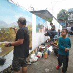 Lomba mural digelar di Tanah Datar Sumbar (M Rafi / Mattanews.co)