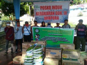 Peduli Korban Kebakaran di Jayapura, IMMU Sorong Raya Berikan Bantuan