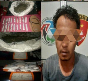 Petani Ini Tak Berkutik Saat Ditangkap Polres Lahat