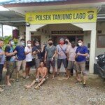 Salah satu pelaku pencurian MRA ditangkap tim Polsek Tanjung Lago Banyuasin Sumsel (Nasir / Mattanews.co)