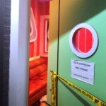 Ruang karaoke di salah satu bisnis karaoke di Prabumulih Timur yang menjadi lokasi pembunuhan AF (Dok. Humas Polres Prabumulih / Mattanews.co)